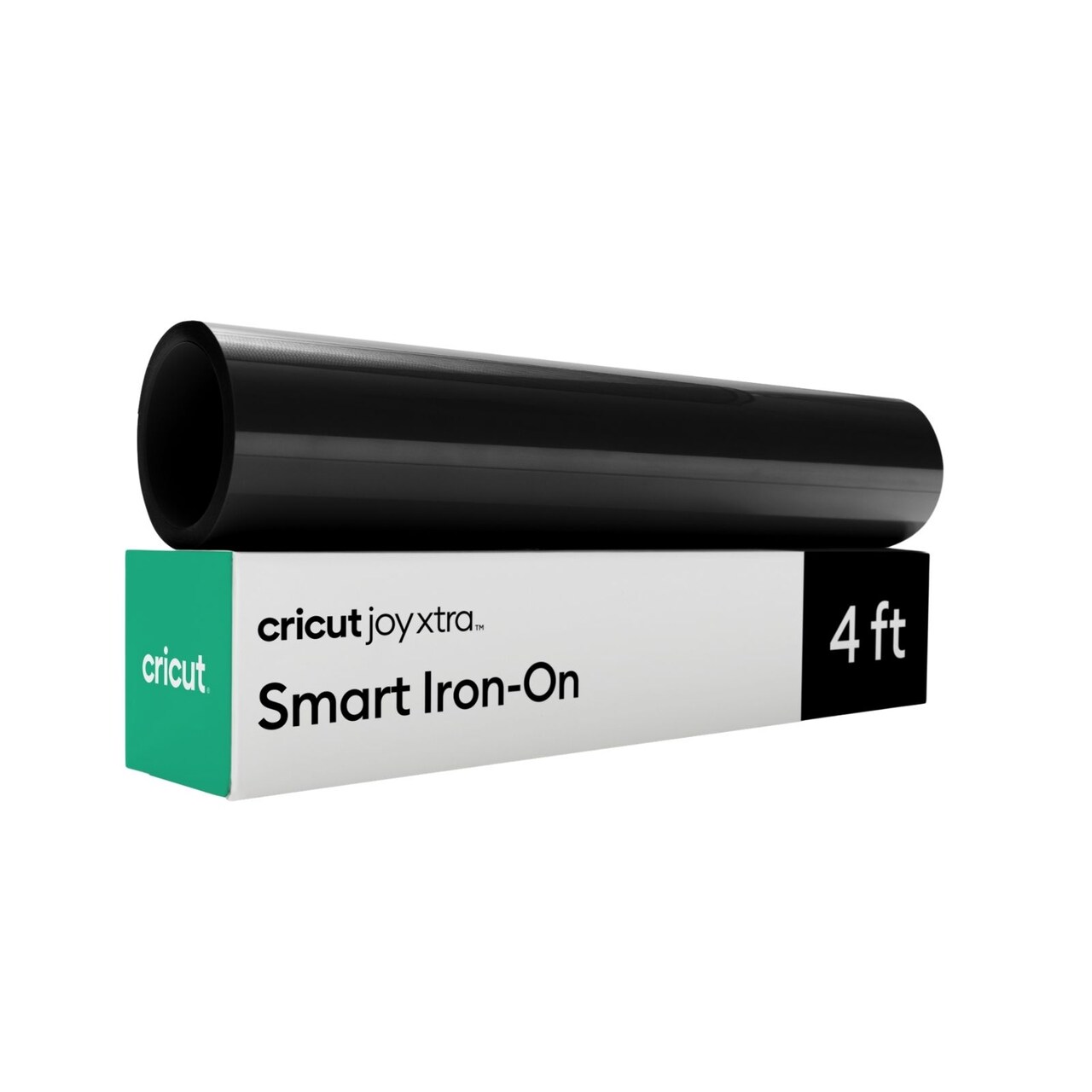 Cricut Joy Xtra Smart Iron On Craft Vinyl, Black, 9.5 in x 4 ft Roll (1)